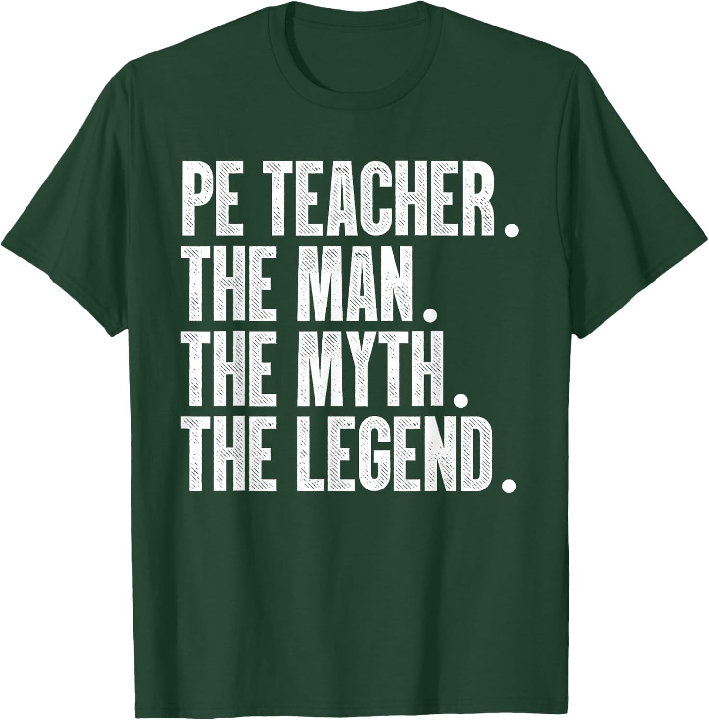 Cool PE Teacher Art Boys Physical Education Teacher T-Shirt - T-Shirt | Forest