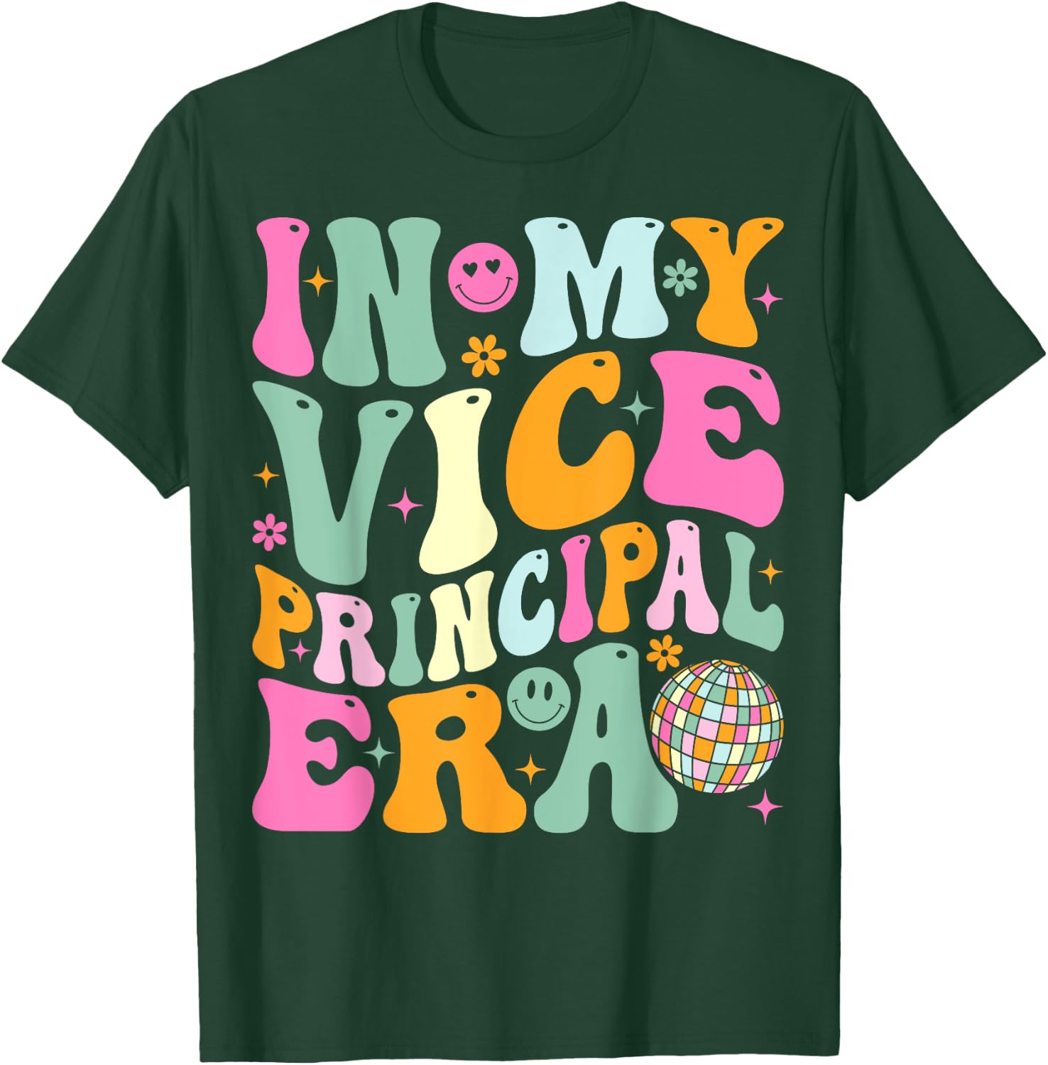 In My Vice Principal Era Back to School Vice Principal T-Shirt - T-Shirt | Forest