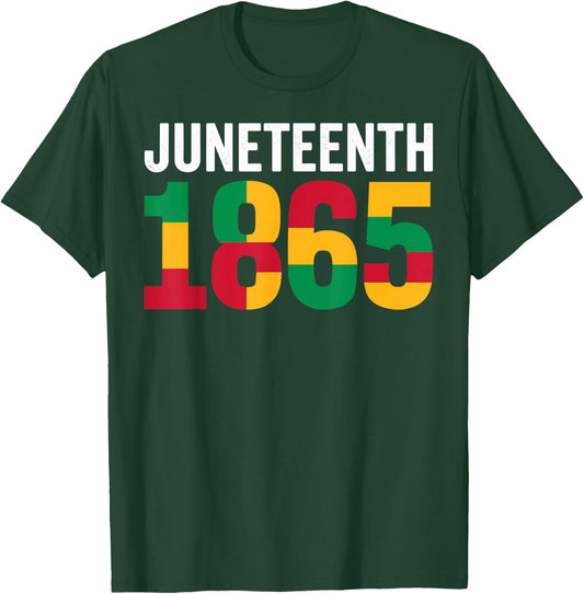 Juneteenth 1865 Black History T-Shirt - T-Shirt | Forest