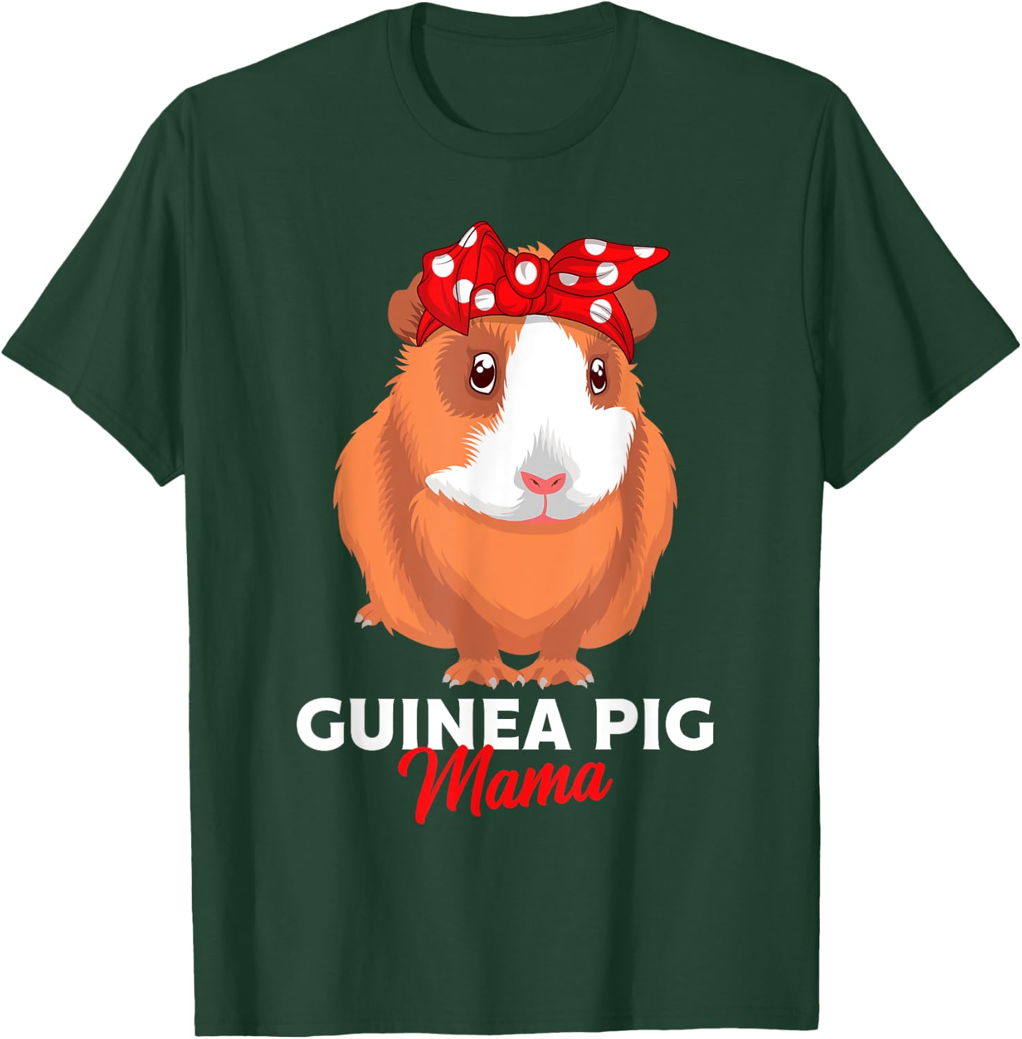 Guinea Pig Mama Guinea Pigs Funny Girls T-Shirt - T-Shirt | Forest