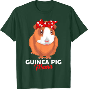Guinea Pig Mama Guinea Pigs Funny Girls T-Shirt - T-Shirt | Forest