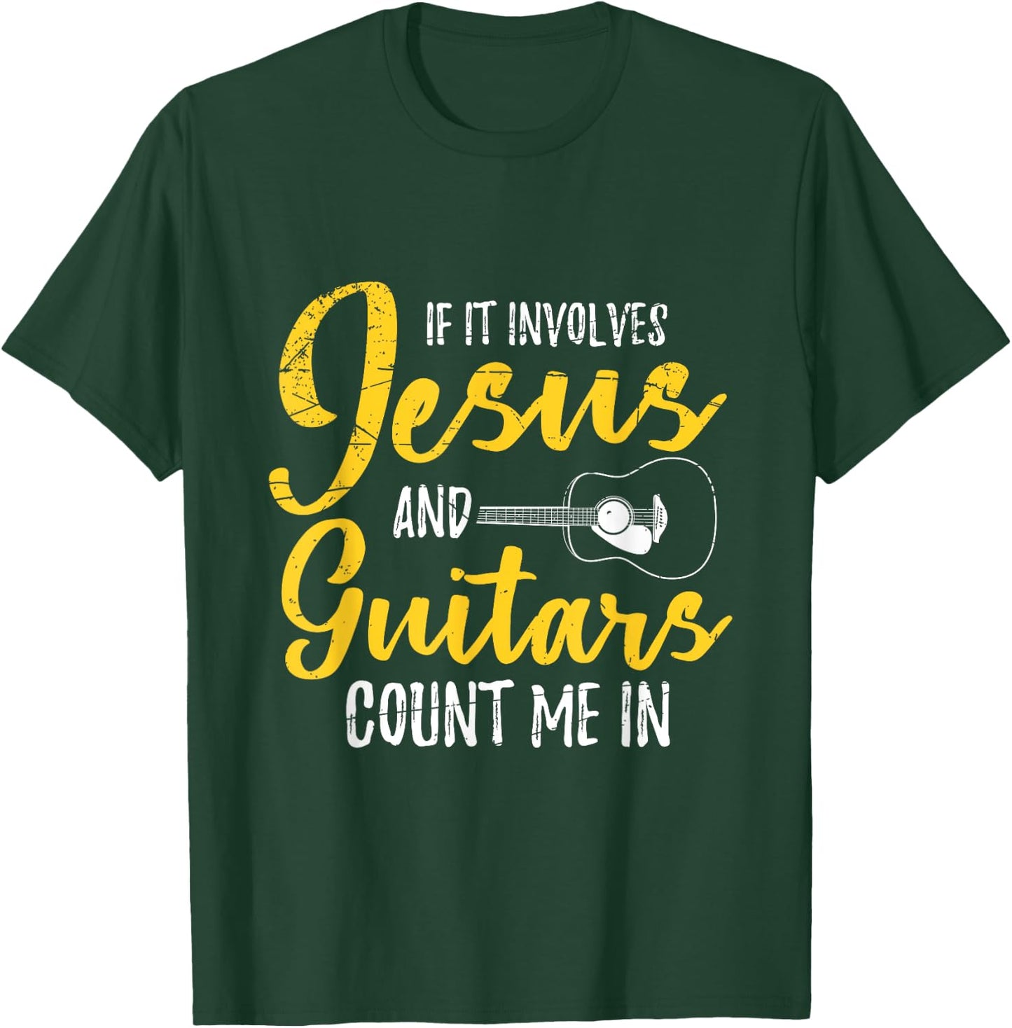 Jesus Lord God Savior Devotee Gift Christian Men's Black Modern Letter Print Short Sleeve T-Shirt - T-Shirt | Forest