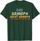 Dad Grandpa Great Grandpa Keeps Getting Better Funny Men T-Shirt - T-Shirt | Forest