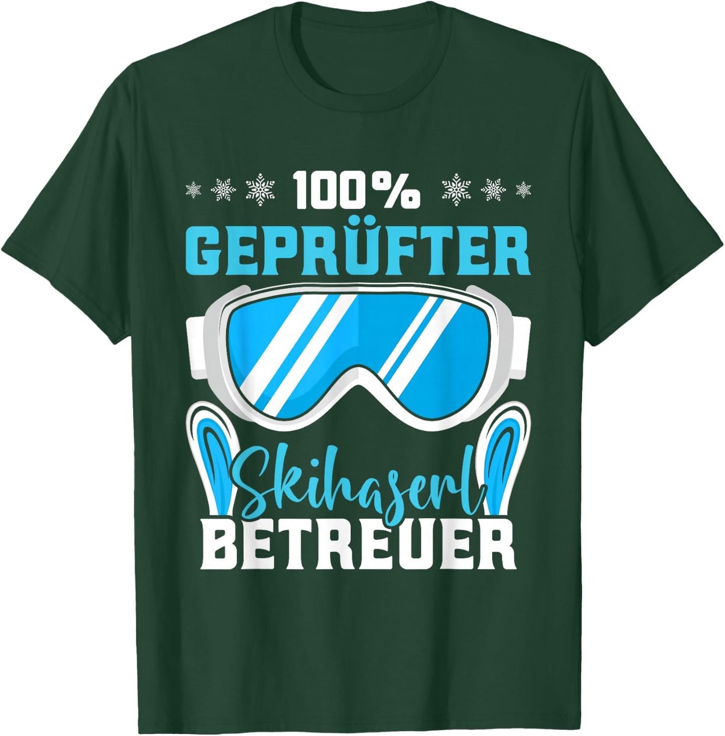 Winter Sport 100% Tested Ski Hat Caregiver Ski Bunny , black T-Shirt - T-Shirt | Forest