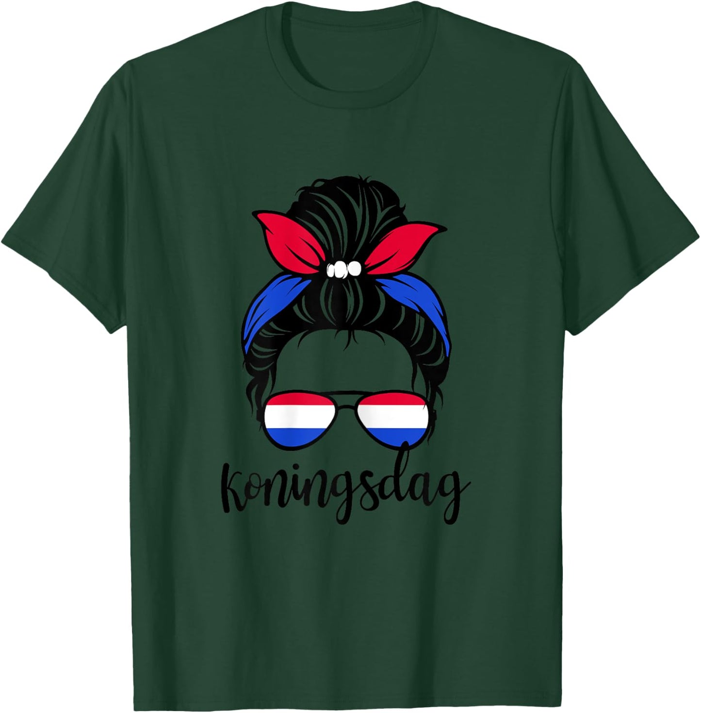 Koningsdag Niederlande Cute Girl Mom Kings Day Amsterdam T-Shirt - T-Shirt | Forest