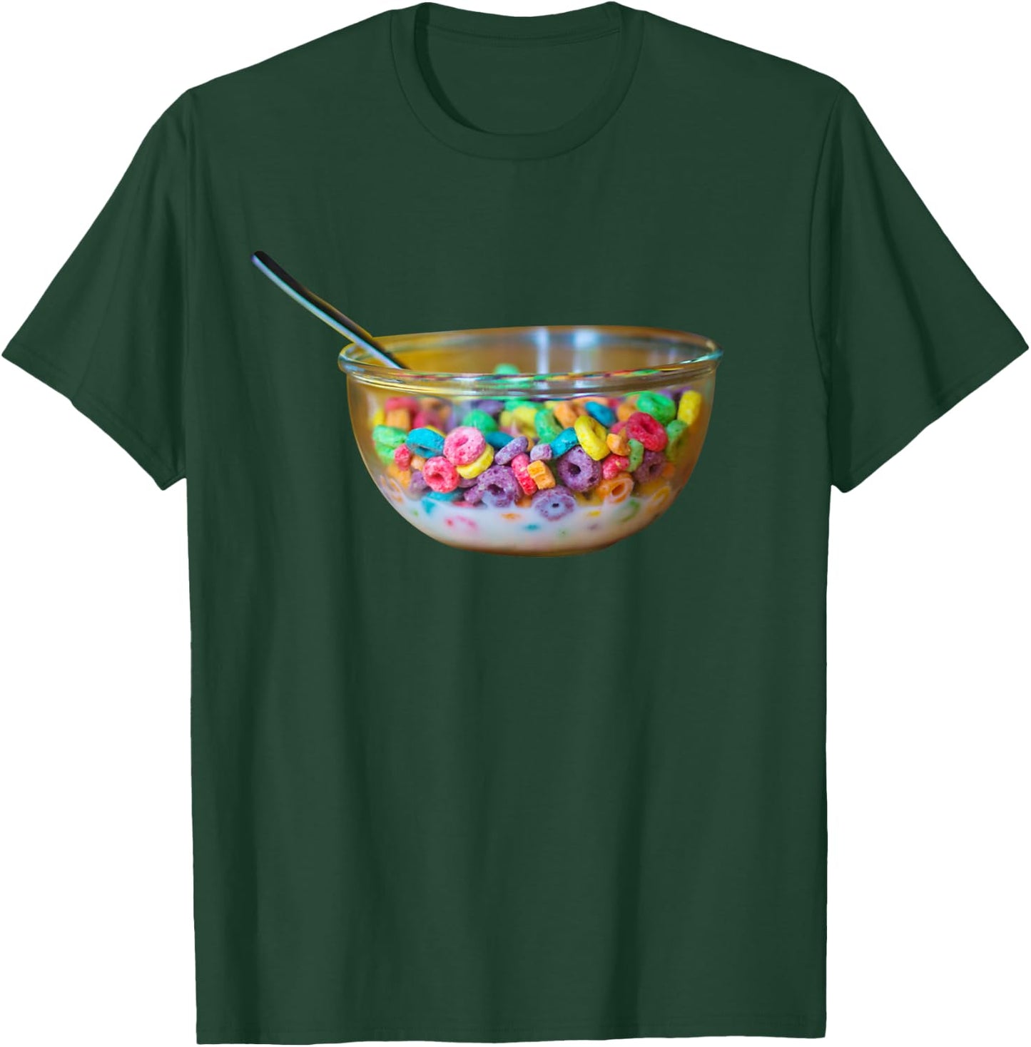 Bowl of Fruity Cereal T-Shirt - T-Shirt | Forest