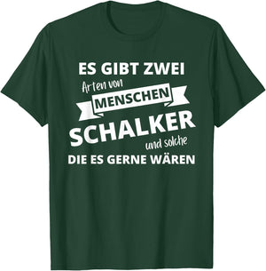Schalker Gelesenkirchen with Two Types of People T-Shirt - T-Shirt | Forest