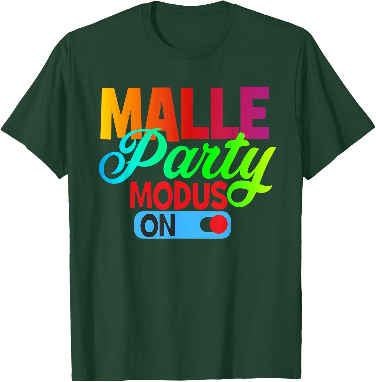 Costume Mallorca Party Malle Party Outfit Malle Accessories , black T-Shirt - T-Shirt | Forest