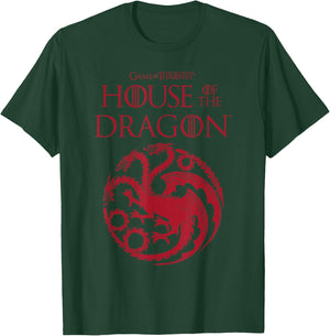 House of The Dragon Targaryen Crest Logo T-Shirt - T-Shirt | Forest