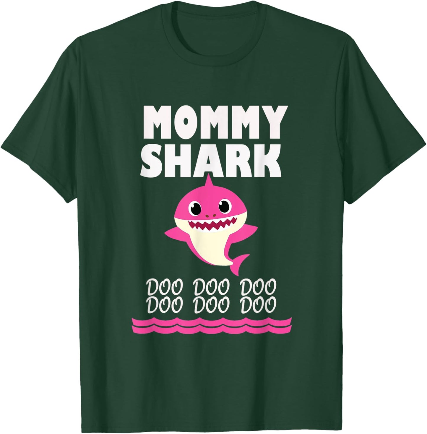 Funny Mommy shark Gift mother T-Shirt - T-Shirt | Forest