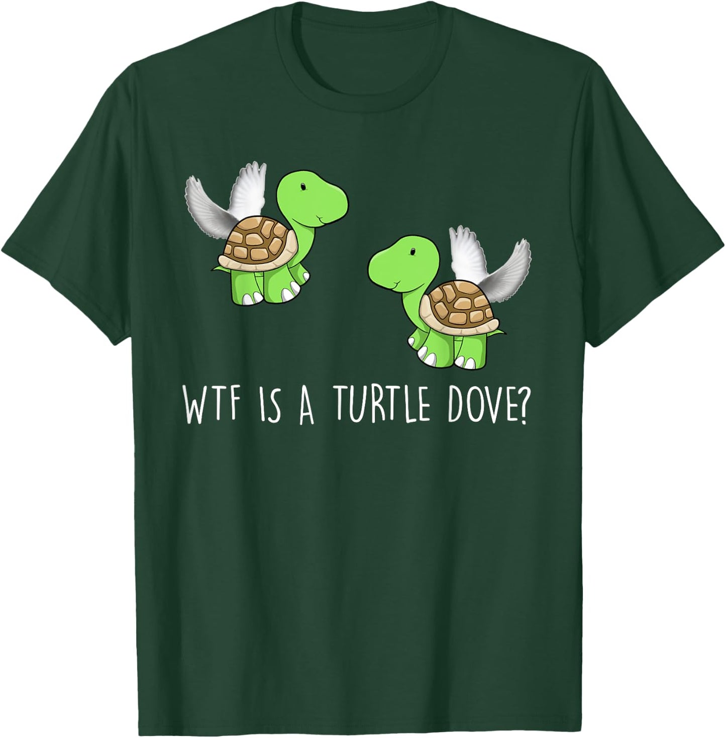 Funny Turtle T Shirt-Turtle Dove Men T-Shirt - T-Shirt | Forest