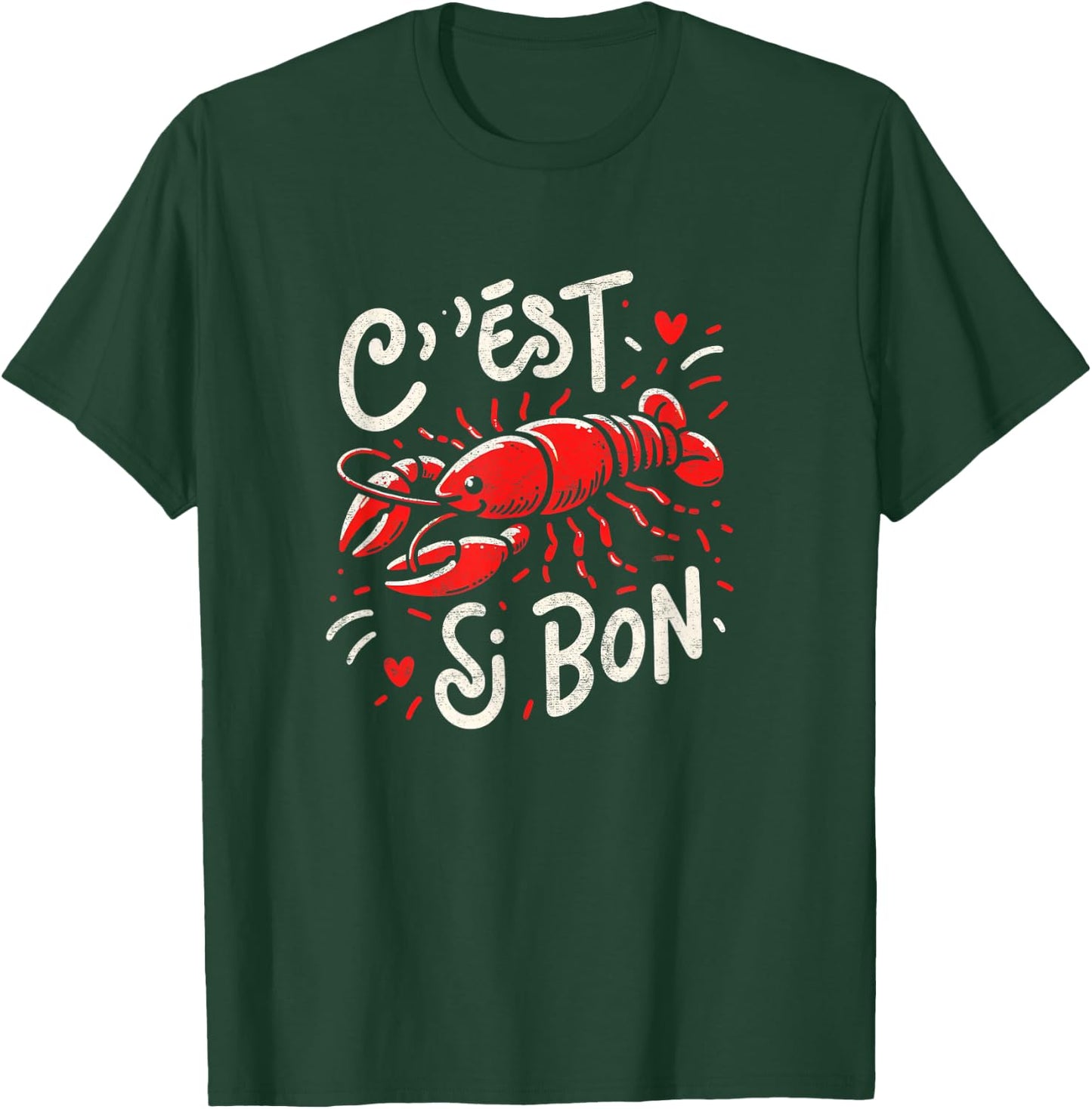 Cute Crawfish Boil Party C'est Si Bon Southern Cajun Fest T-Shirt - T-Shirt | Forest