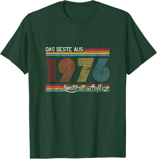 The Best from 1976 Limited Edition , black T-Shirt - T-Shirt | Forest