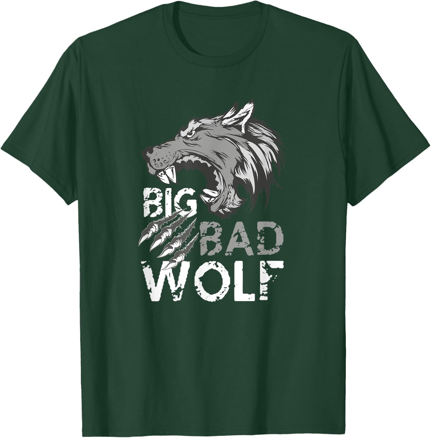 Big Bad Wolf Claw Marks T-Shirt - T-Shirt | Forest
