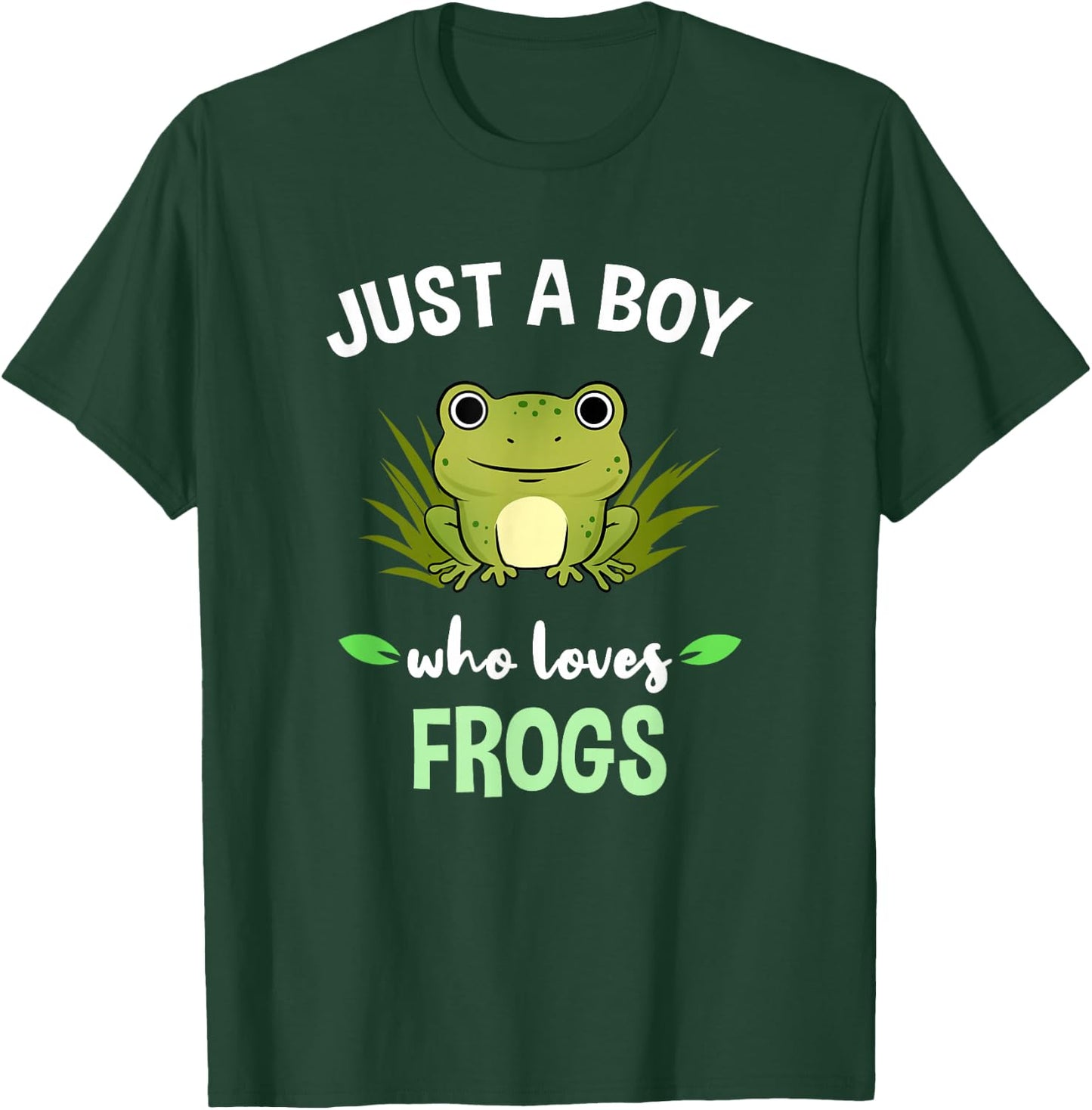 Just A Boy Who Loves Frogs T-Shirt - T-Shirt | Forest