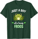 Just A Boy Who Loves Frogs T-Shirt - T-Shirt | Forest
