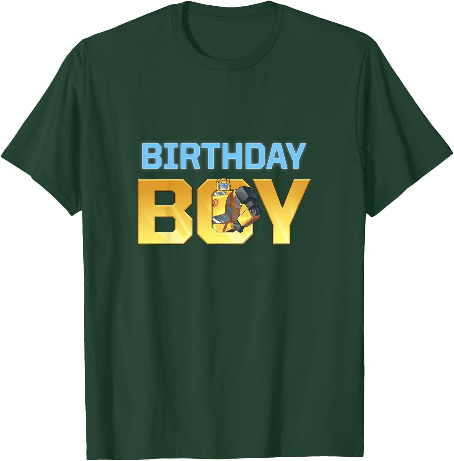 Kids Transformers Birthday Boy Classic Bumblebee Logo Youth T-Shirt - T-Shirt | Forest