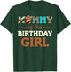 Mommy of The Birthday Girl Highland Cow Print First Bday T-Shirt - T-Shirt | Forest