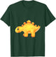 Cute Yellow stegosaurus T-Shirt - T-Shirt | Forest