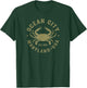 Ocean City Maryland Crab Retro Throwback Men Women Souvenir T-Shirt - T-Shirt | Forest