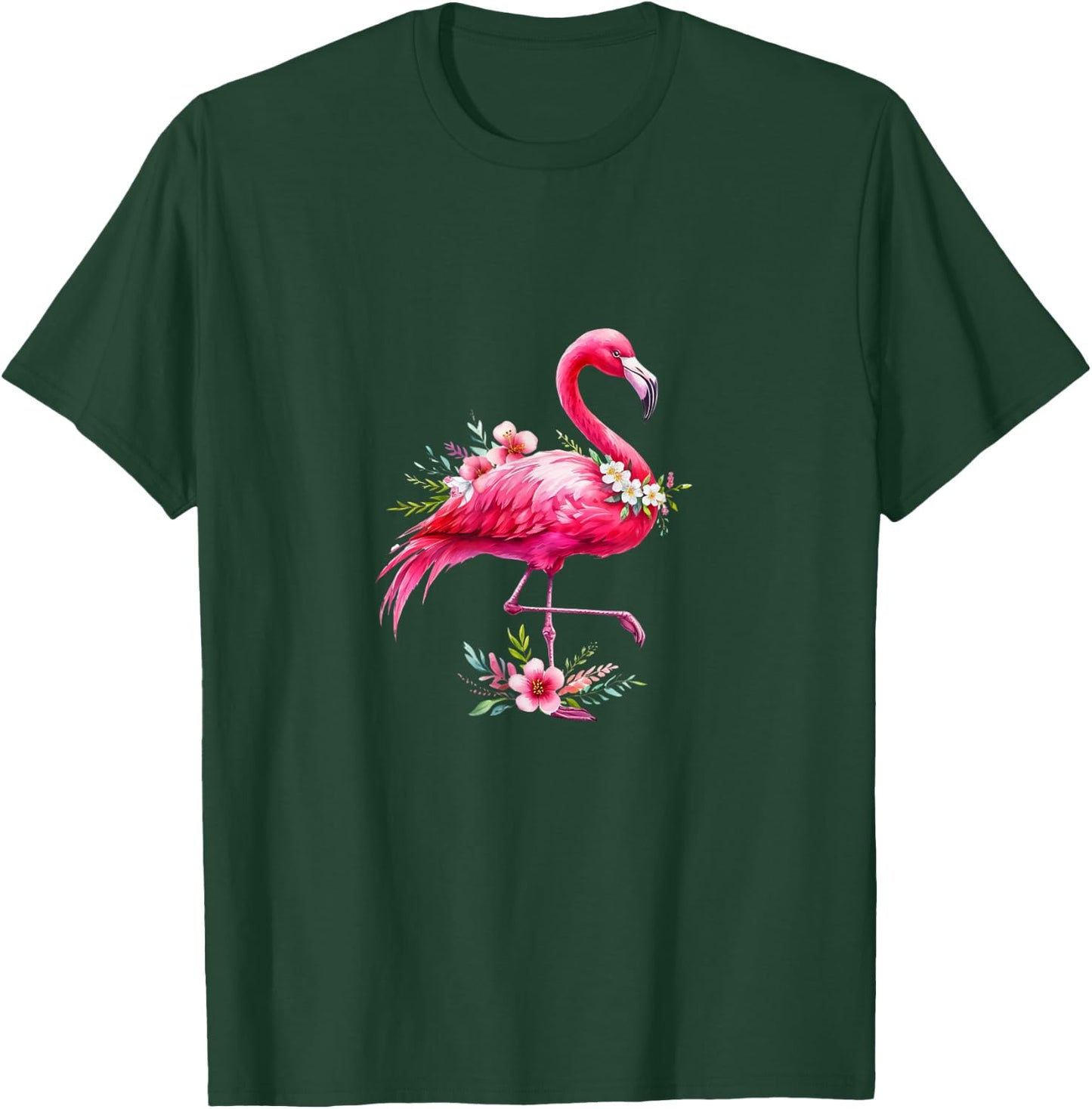 Flamingo Costume, Pink Flamingo, Flamingo , black T-Shirt - T-Shirt | Forest