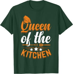 Queen Of The Kitchen - Chef T-Shirt - T-Shirt | Forest