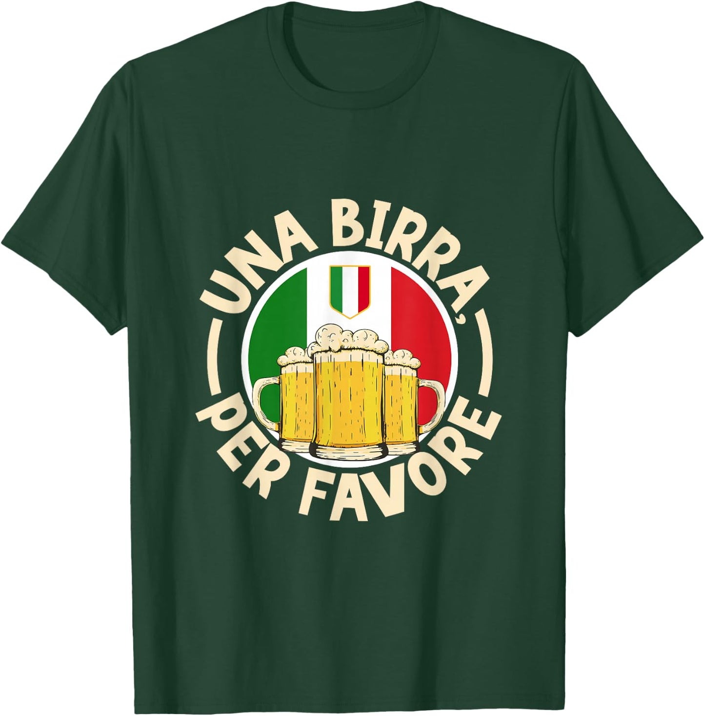 Una birra per favore - Italien T-Shirt - T-Shirt | Forest