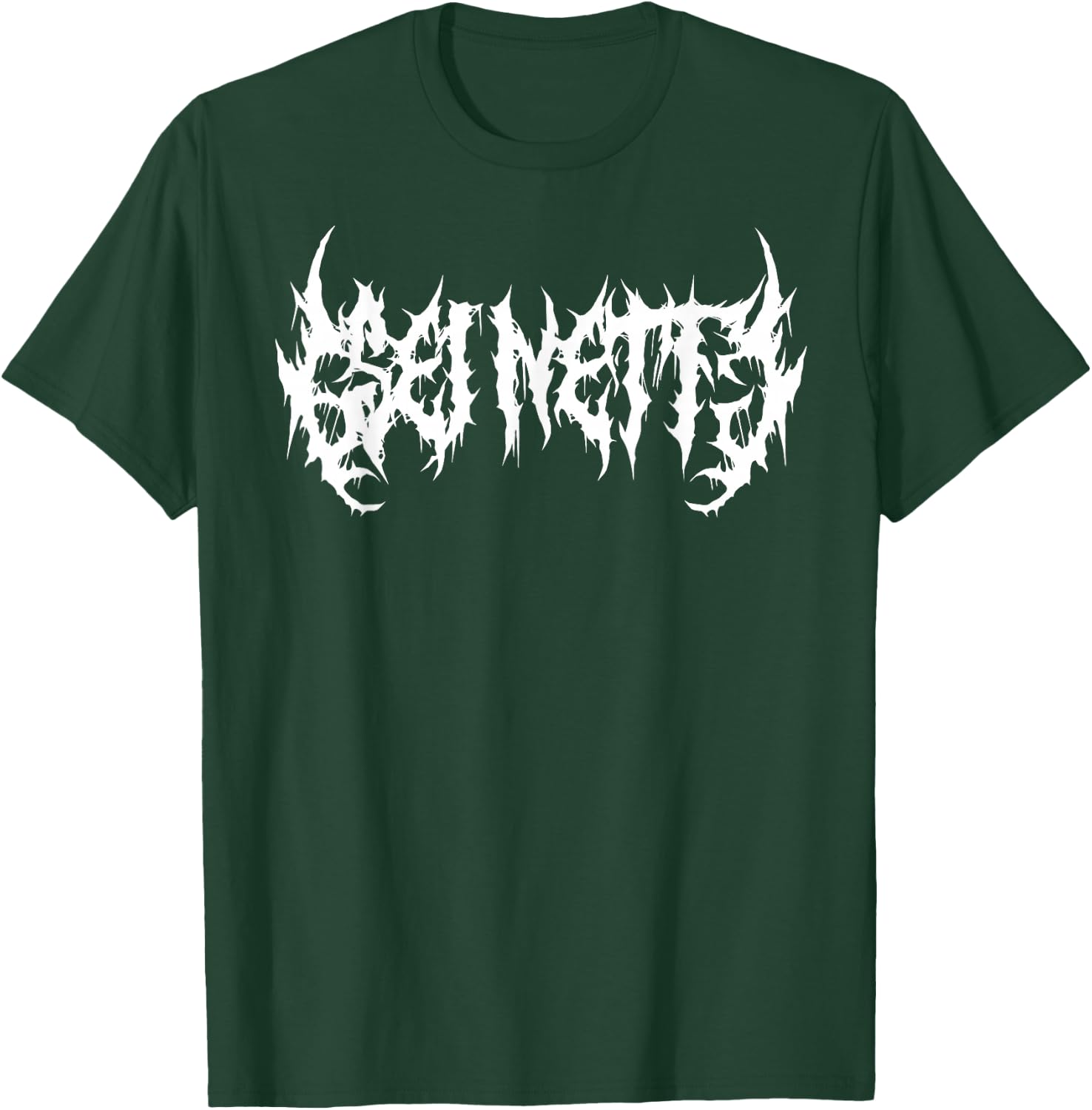 Be Nice Funny Death Metal Band Logo Goth Emo Punk Metal , black T-Shirt - T-Shirt | Forest