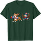 American Staffordshire Terrier American USA Flag 4th of July T-Shirt - T-Shirt | Forest