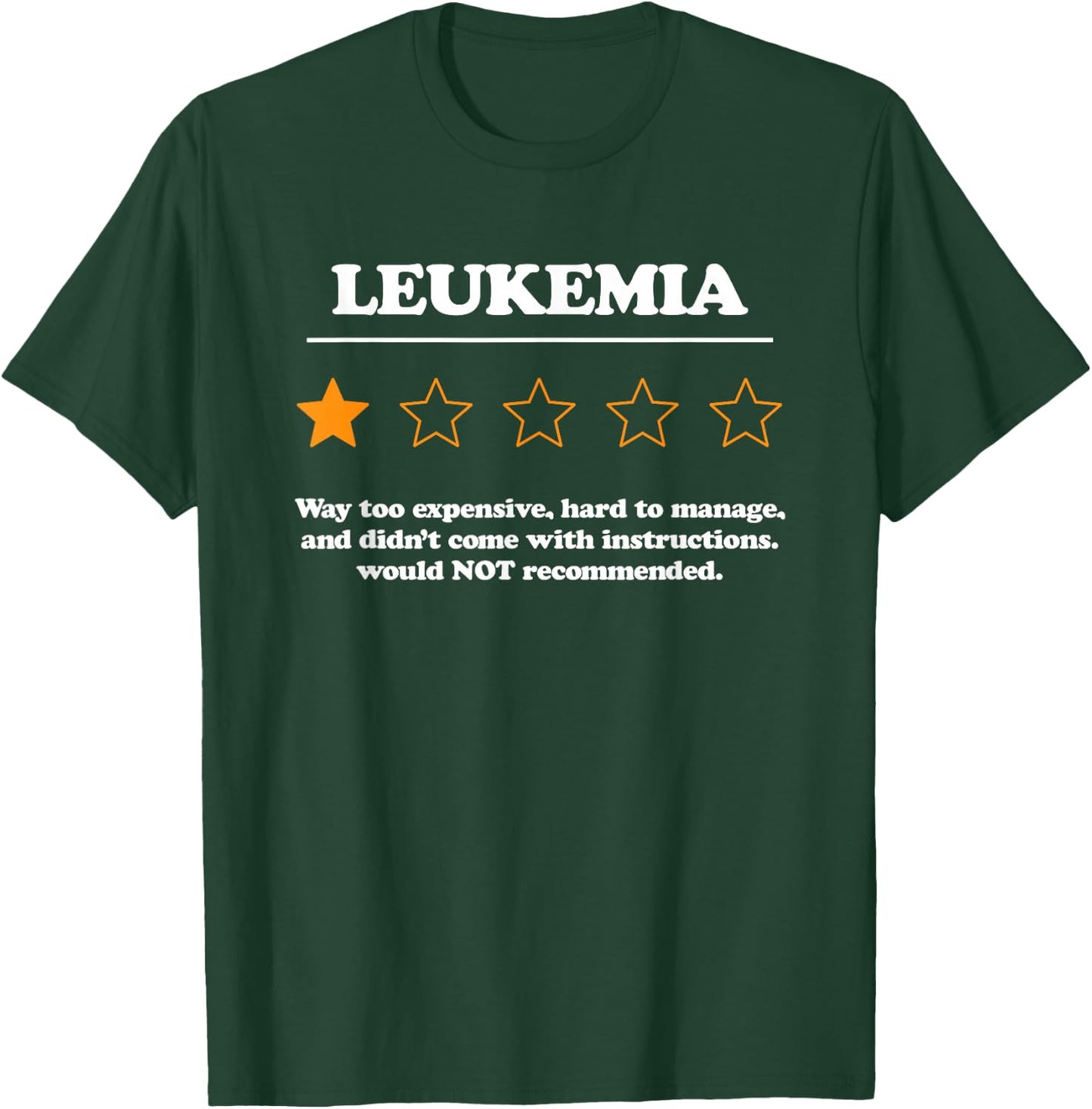 Fight Leukemia Design for a Leukemia Survivor T-Shirt - T-Shirt | Forest