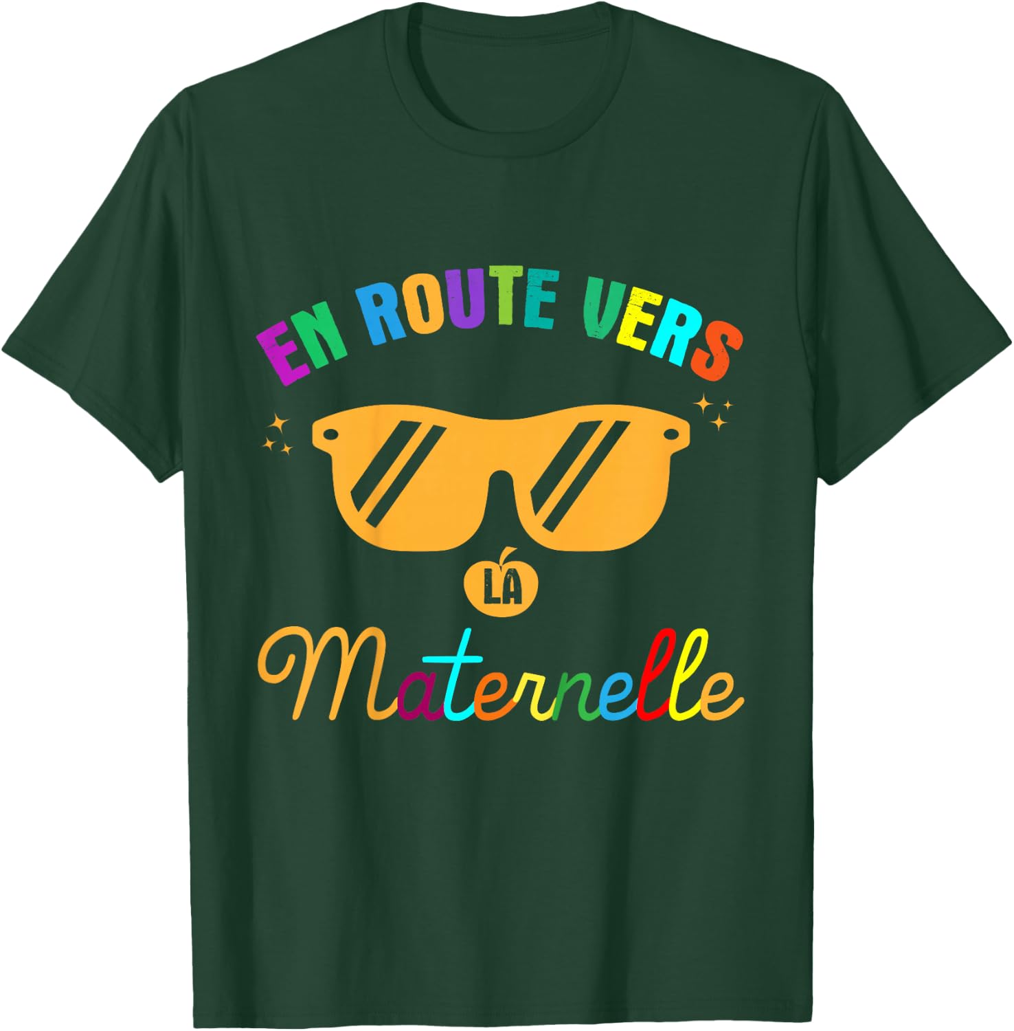 Child On The Road To Kindergarten Child Back To School , Black, 2 T-Shirt - T-Shirt | Forest