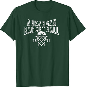 University of Arkansas Razorbacks Basketball Year T-Shirt - T-Shirt | Forest