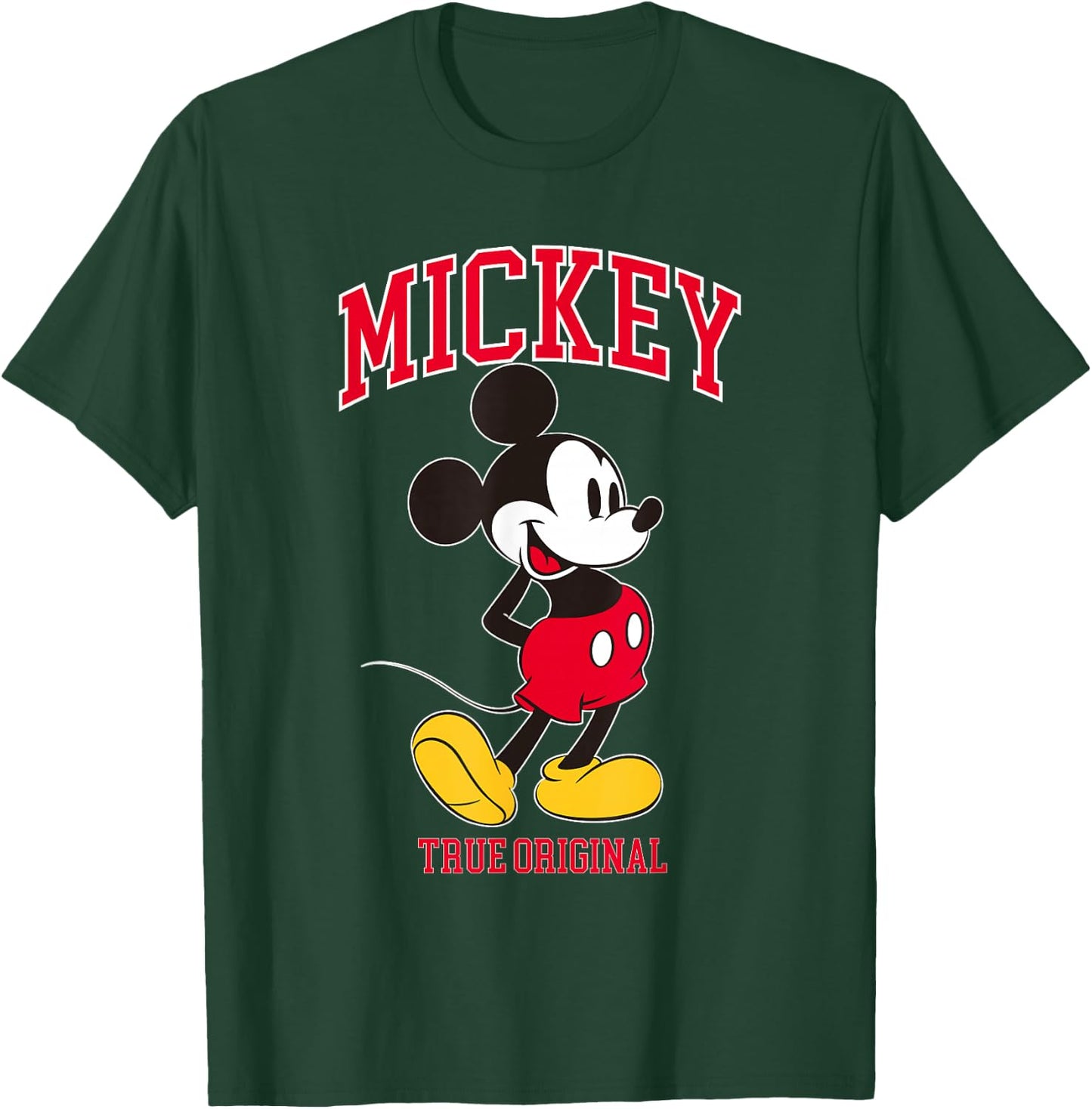 Disney Mickey And Friends Mickey Mouse '28 Football Style T-Shirt - T-Shirt | Forest