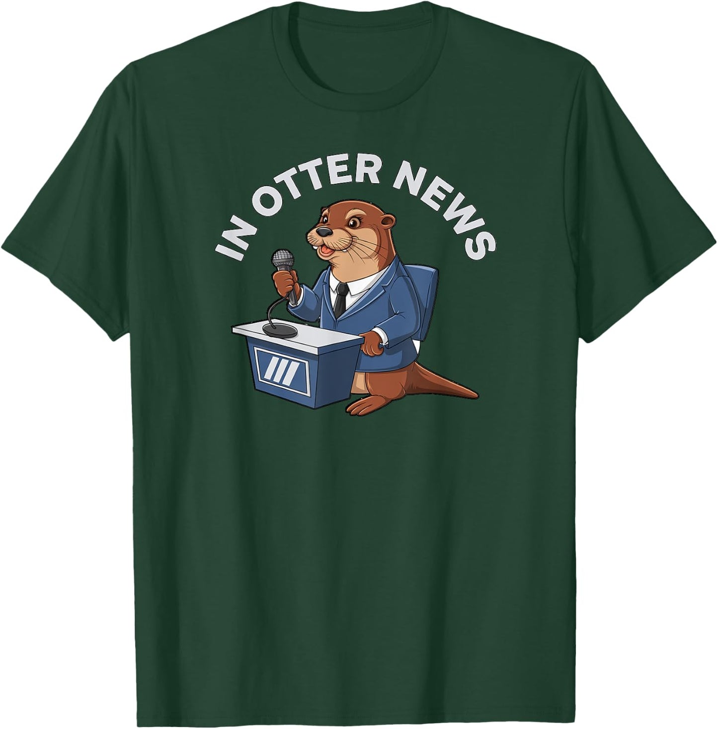 In Otter News Funny Puns Sea Otter T-Shirt - T-Shirt | Forest