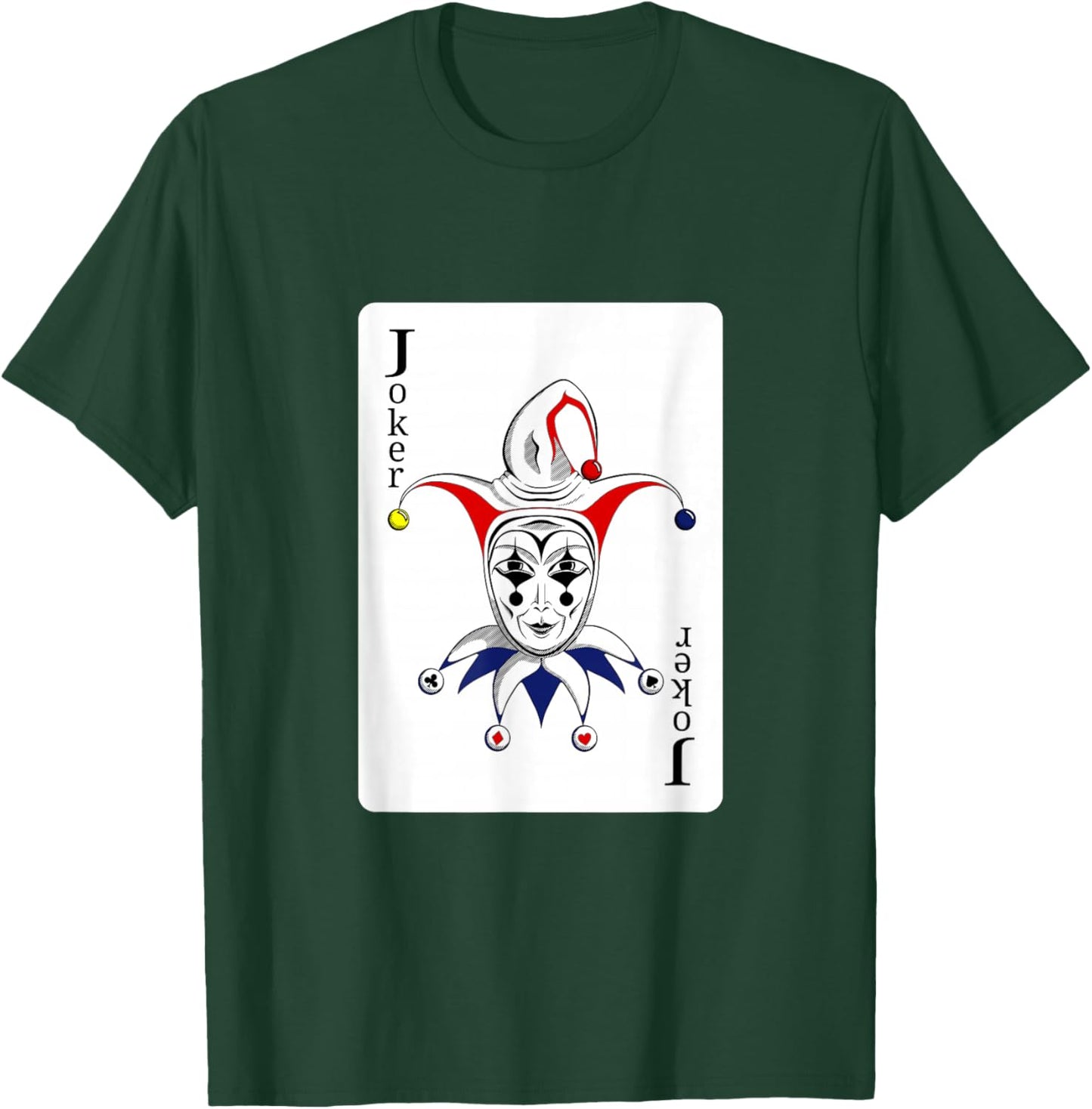 Joker Playing Cards Shirts T-Shirt - T-Shirt | Forest