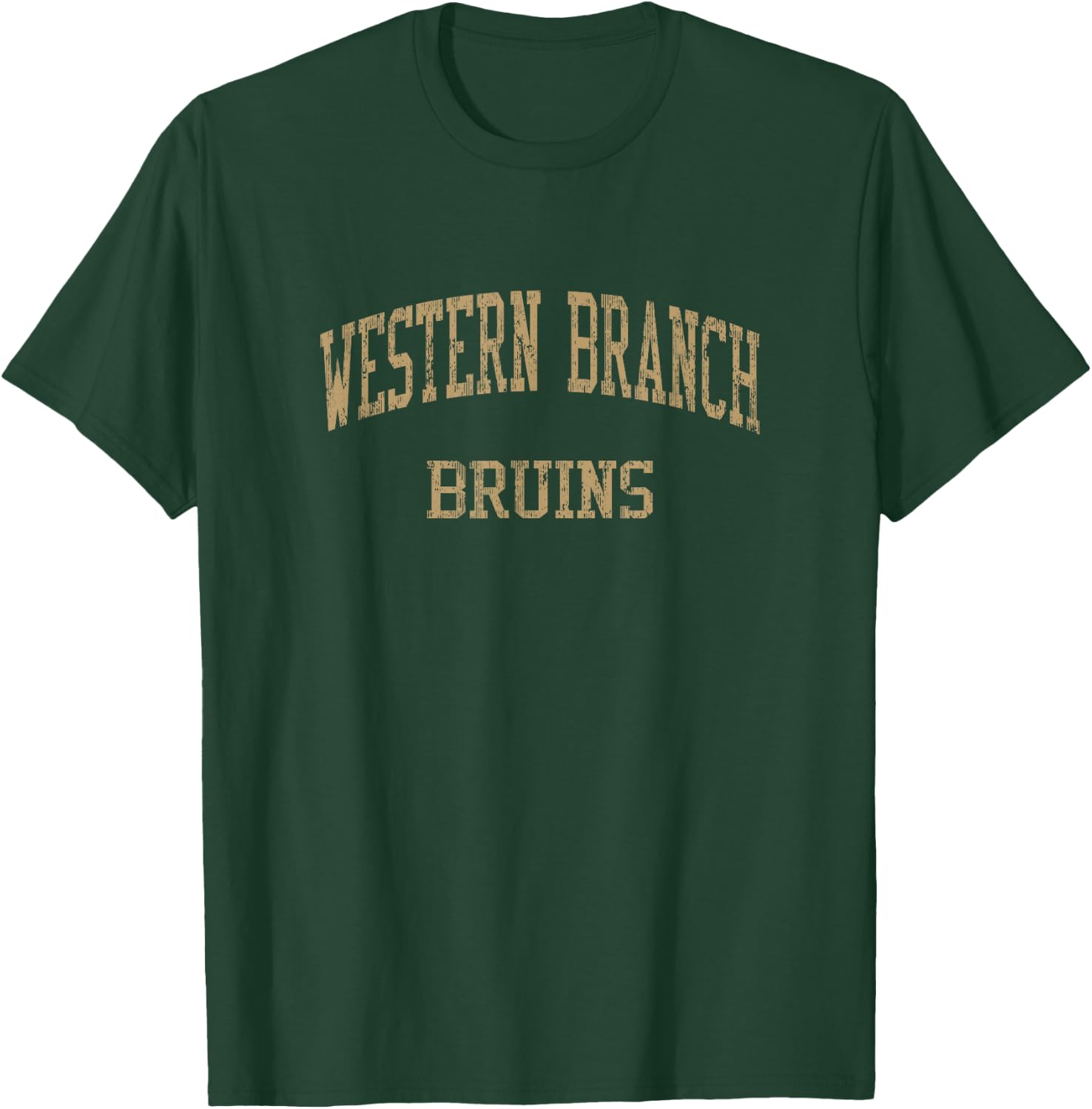 Western Branch High School HS Chesapeake VA Vintage Sports T-Shirt - T-Shirt | Forest