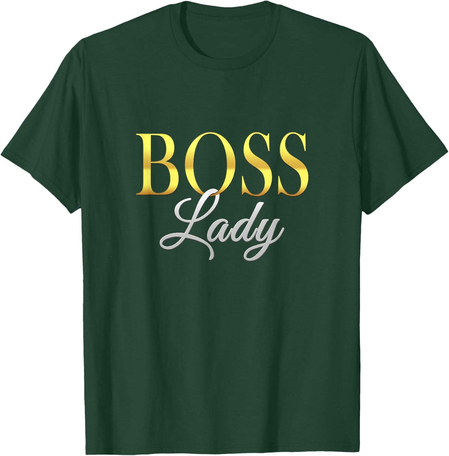 Funny Boss Lady Who's in Charge T-Shirt - T-Shirt | Forest