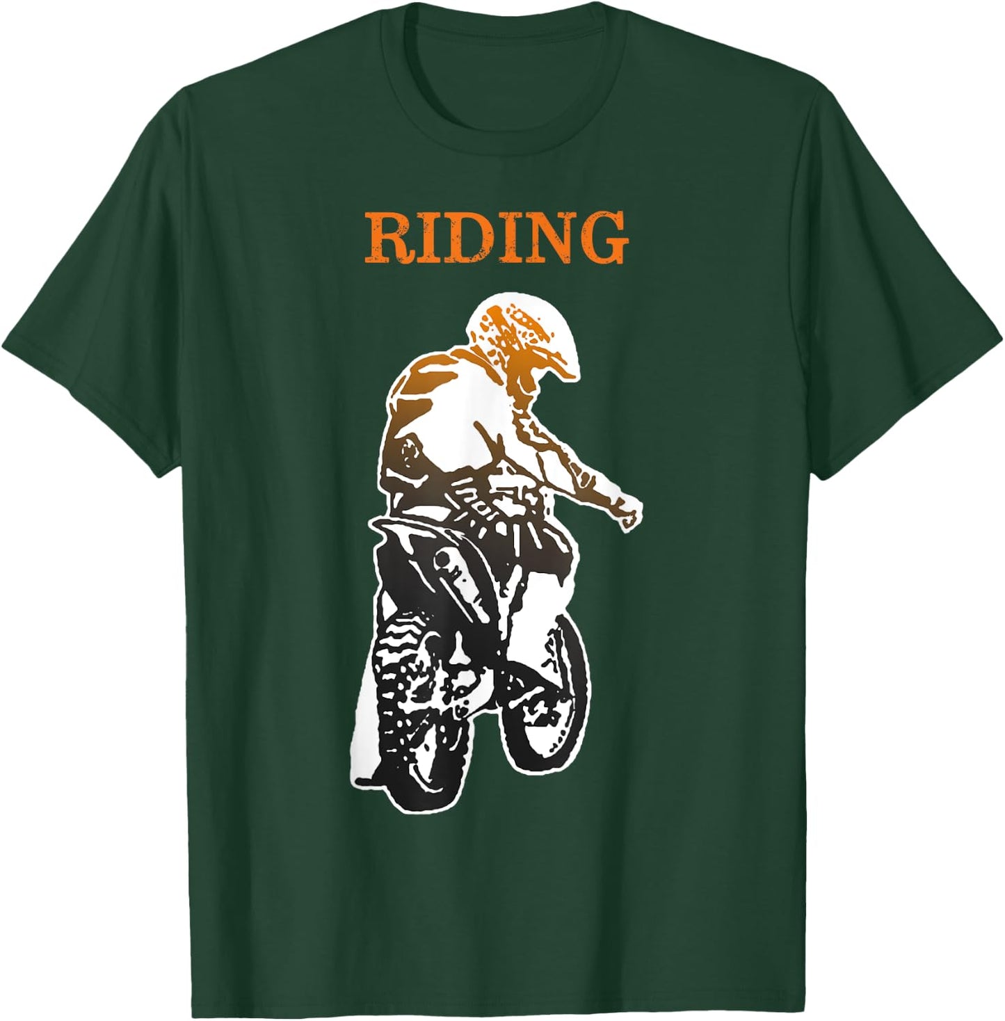 Father Son Matching Riding Buddies Dirt Bike Dad Motocross T-Shirt - T-Shirt | Forest