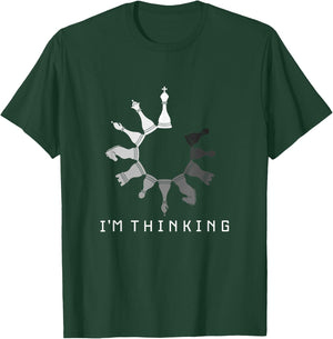 I'm Thinking Chess , black T-Shirt - T-Shirt | Forest
