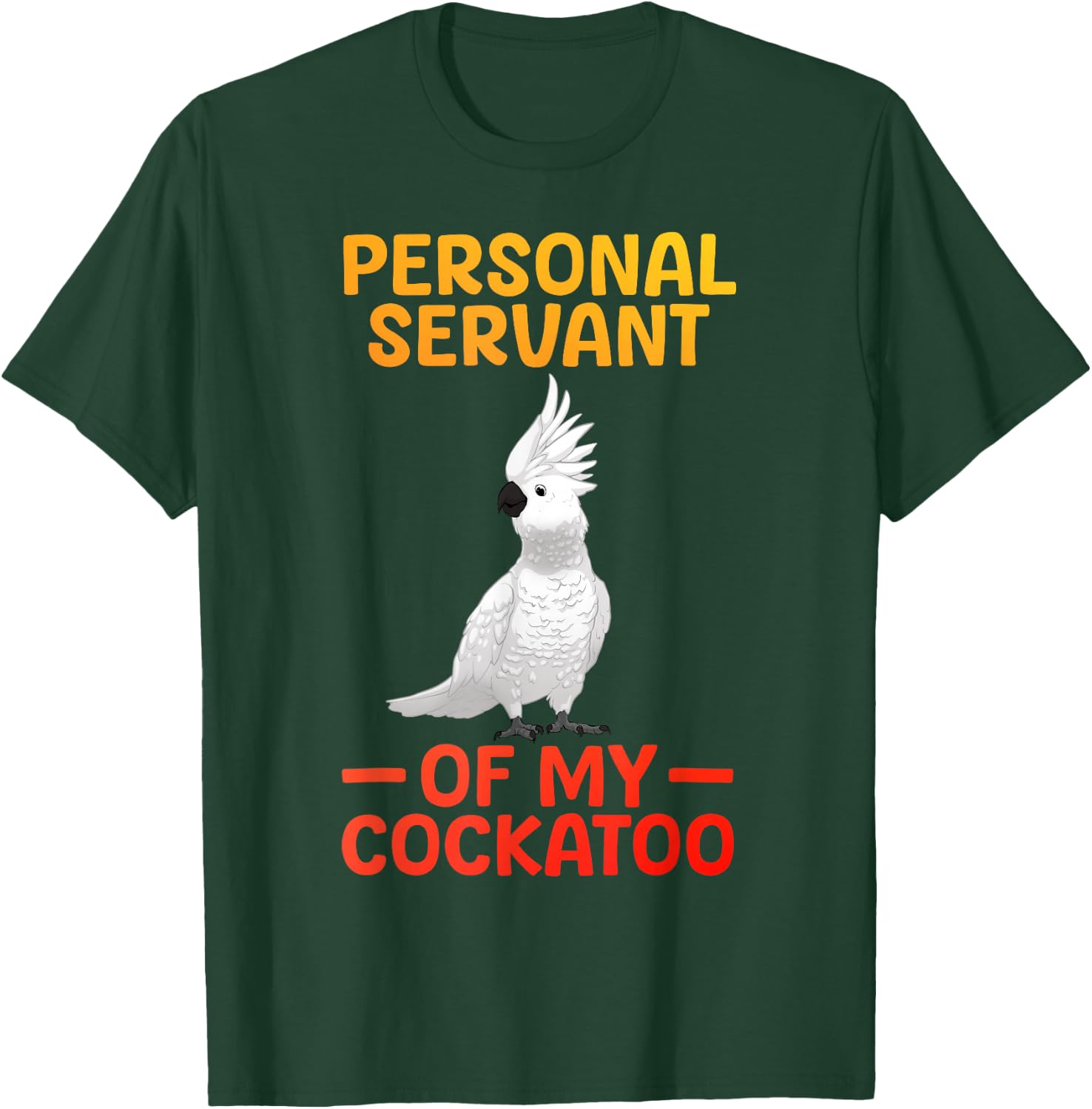 Best Cockatoo Design Women Parrot Lovers Cockatoo T-Shirt - T-Shirt | Forest