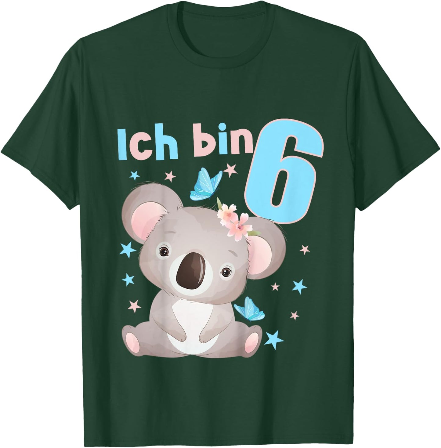 6 Jahre alt Ich bin 6 Koala Koalabär 6. Geburtstag T-Shirt - T-Shirt | Forest
