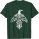 Raven Bird Crow Norse Mythology Celtic Knots T-Shirt - T-Shirt | Forest