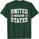 United States Volleyball T-Shirt - T-Shirt | Forest