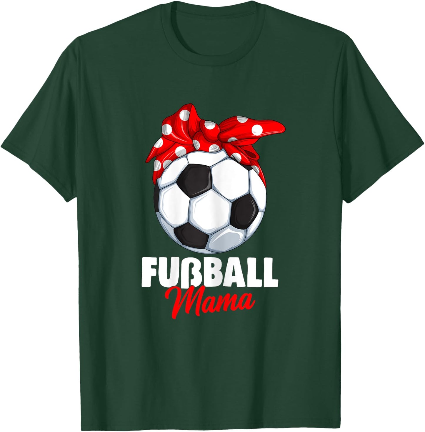 Women's Football Mum Footballer Mother , black, s T-Shirt - T-Shirt | Forest