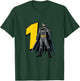 Kids Batman Super Hero 1st Birthday T-Shirt - T-Shirt | Forest