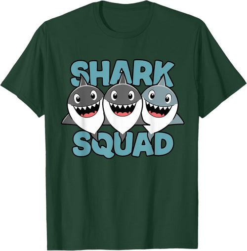 Shark Squad for Shark Lover Shirt | Kids Shark