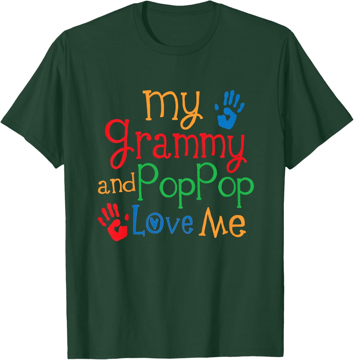 Kids Grammy and PopPop Love Me T-Shirt - T-Shirt | Forest