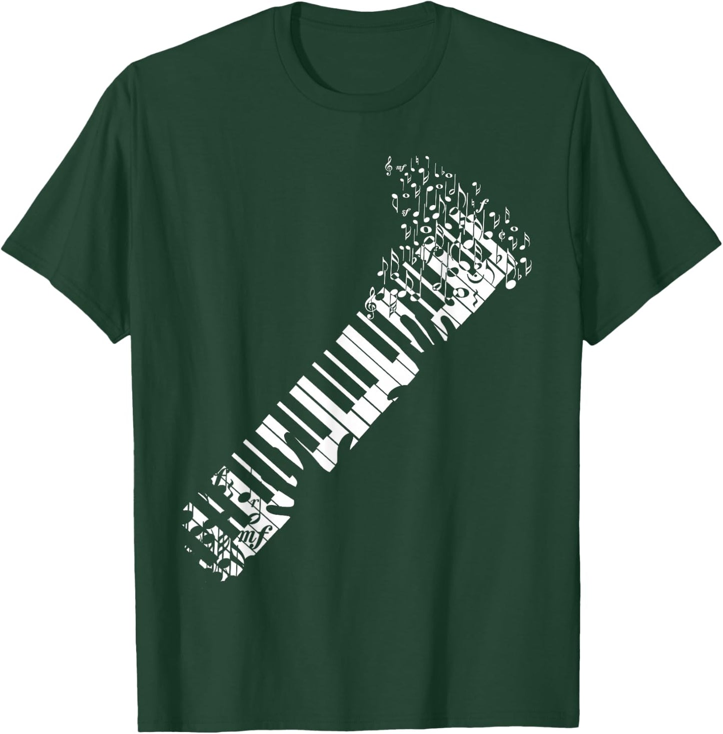 Keyboard piano design Women Kids T-Shirt - T-Shirt | Forest