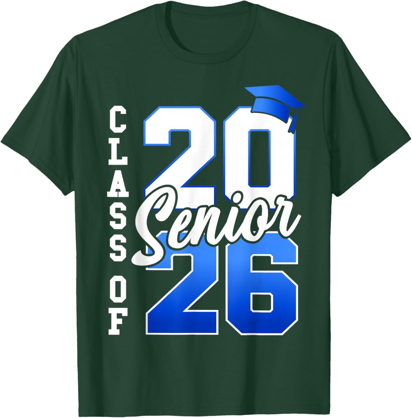 Class of 2026 Senior 2026 Graduation Student Kids Graduate T-Shirt - T-Shirt | Forest