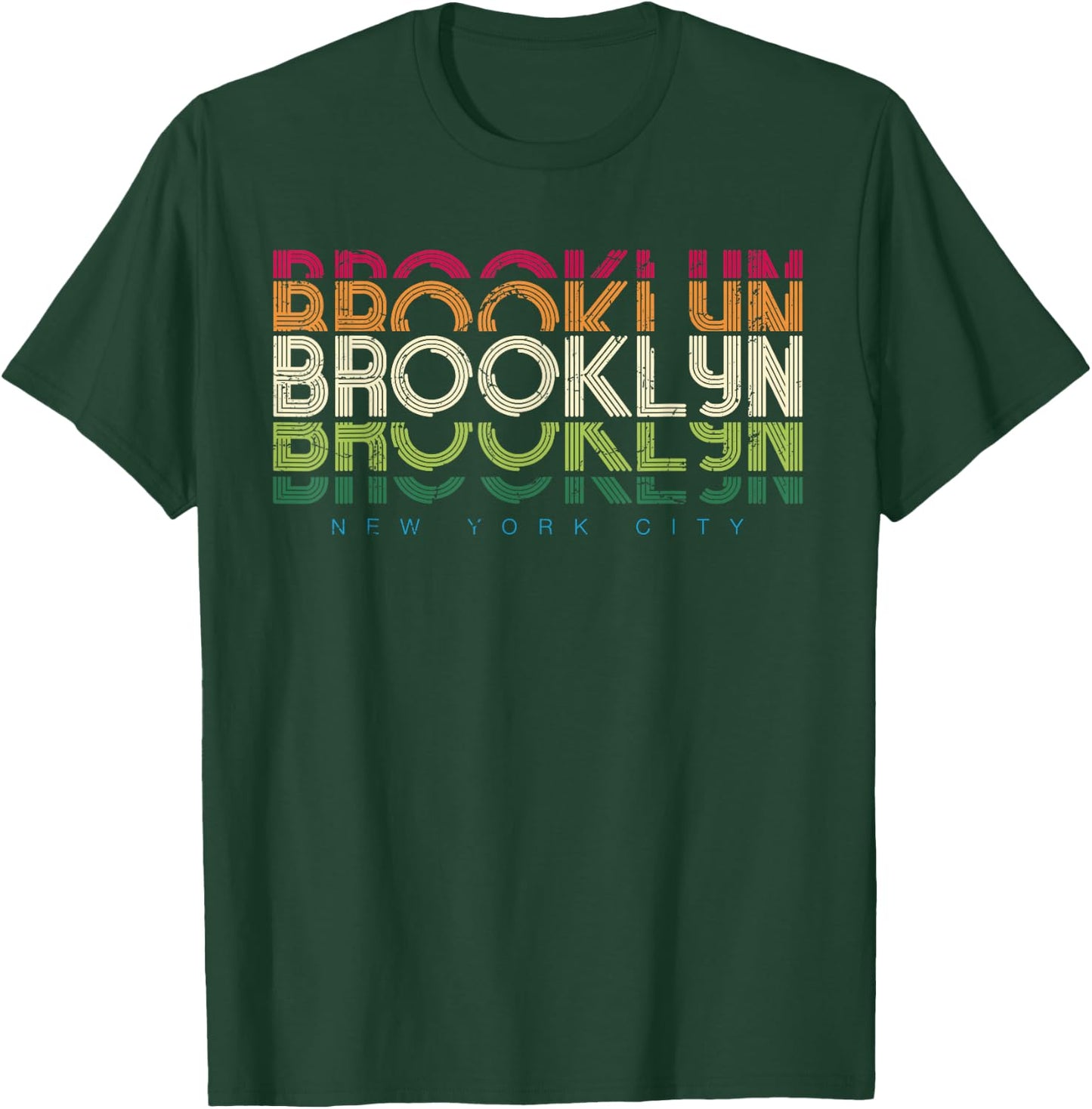 Brooklyn New York City shirt, Vintage Brooklyn Graphic T-Shirt - T-Shirt | Forest